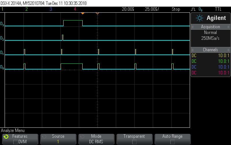 Multi-tasking execution on 70 MIPS chip