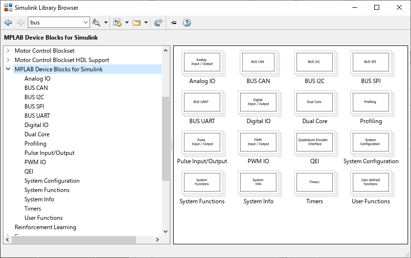 MCHP Block Library Overview