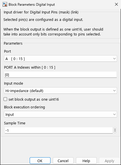 digital_input — Tab 1: Main