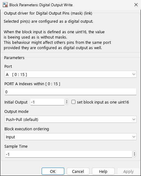 digital_output_write โ Tab 1: Main