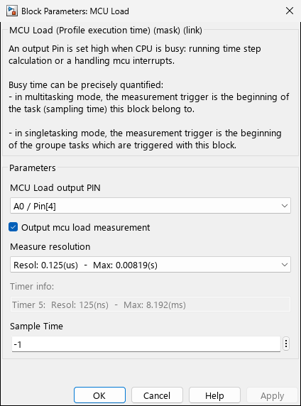 mcu_load โ Tab 1: Main