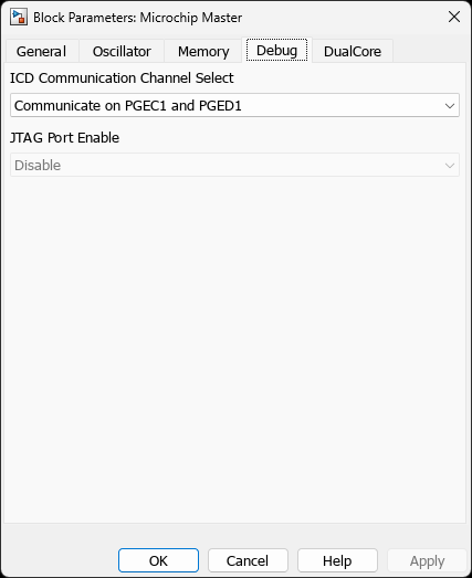 Master — Debug Tab