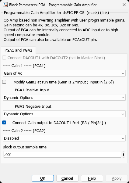 PGA — PGA1 and PGA2 Tab