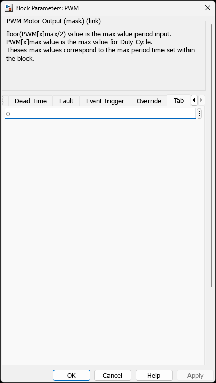 PWM — Tab Tab