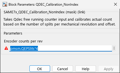qdec_calibration_nonindex — Tab 1: Main