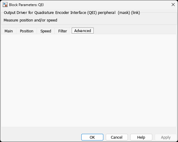 QEI Block — Advanced Tab