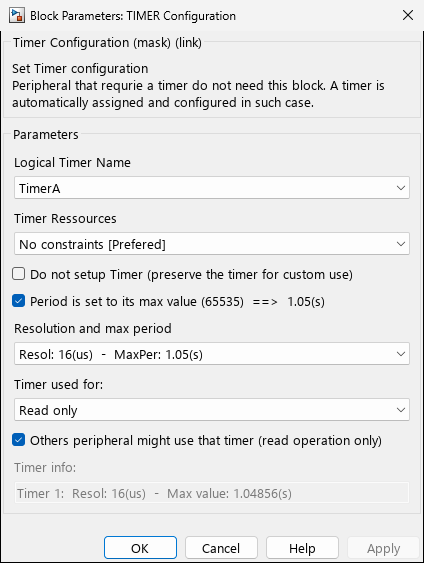 timer_configuration β Tab 1: Main