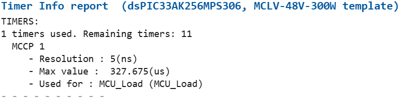 timer_info — Tab 1: Report